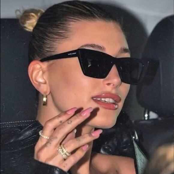 NEW Saint Laurent SL276 Mica Sunglasses in Black main image 4